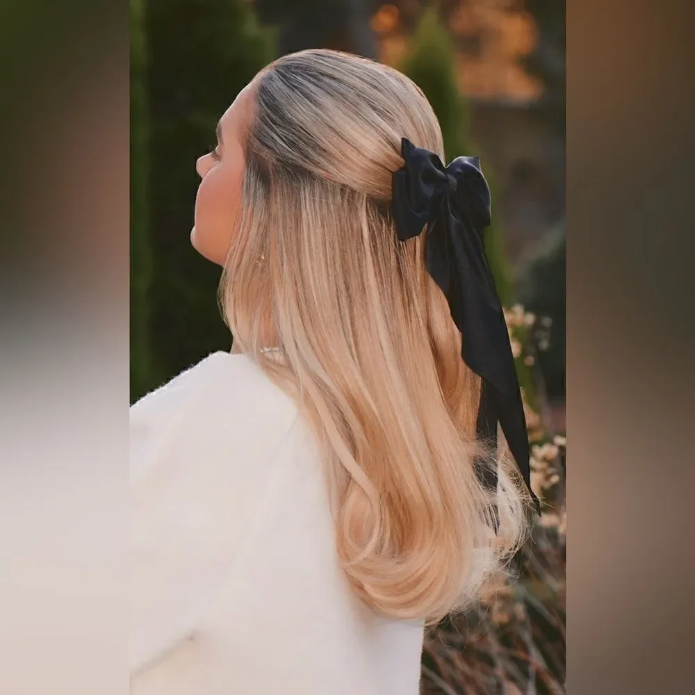 Bow hair clips M670